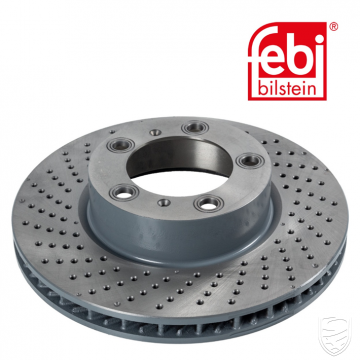 Disque de frein, essieu avant, gauche pour Porsche 981 Boxster/Cayman