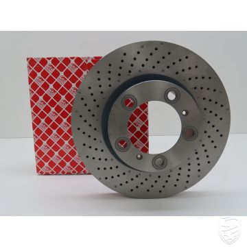 Disque de frein, essieu avant, gauche pour Porsche 991 997 982/718 981