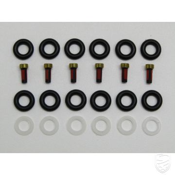 6x gasket set for Porsche 996 997 Boxster 986 987 fuel injector gaskets
