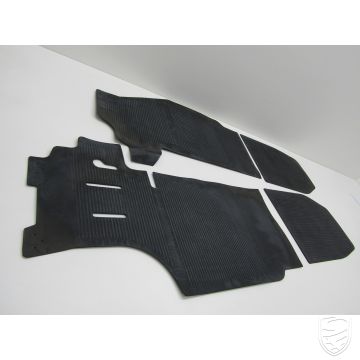 Set rubberen vloermatten (4 st.) zwart voor Porsche 911 '63-'73