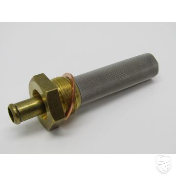 Fuel filter for fuel tank with connection nipple 8mm inner / 10mm outer for Porsche 911 E/S '70-'73