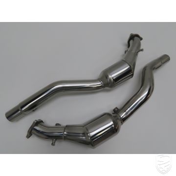 Jeu catalyseur / pot catalytique, Sport, 200 cellules, inox pour Porsche 996 