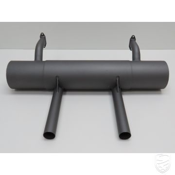 Exhaust, Sport, with two straight tailpipes in Carrera style for Porsche 356 A/B/C