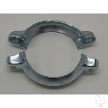 Exhaust clamp, without bolt/nut,  Ø75 mm, galvanized for Porsche 911 '76-'89