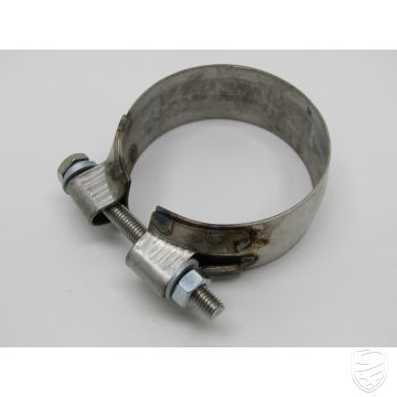 Collier d'échappement Ø 75 mm. Avec vis et écrou pour Porsche 964