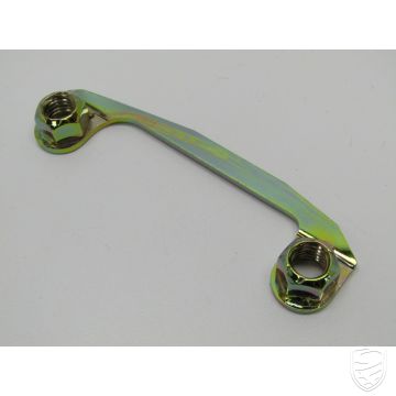 Beugel met moeren voor voorste uitlaatpijp voor Porsche 911 3.0-3.3 Turbo '75-'89 964 Turbo 