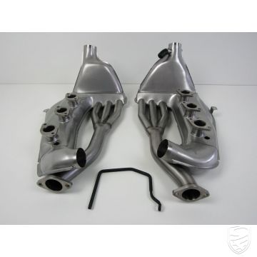 Heat exchanger set SSI, left+right, stainless steel for Porsche 911 '63-'83 