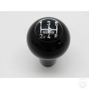 Gear knob, 5 speed, glossy black for Porsche 911 ’74-‘86