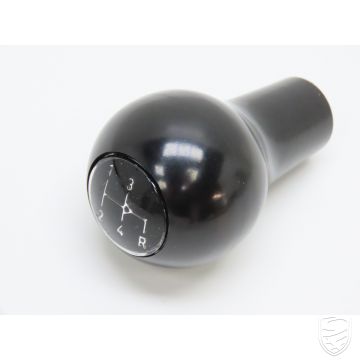 Gear knob, 4 speed, glossy black for Porsche 911 '64-'71 912 914/6