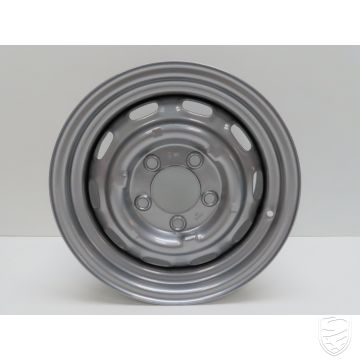 Painted steel rim, silvergrey, 6J x 15 ET36 for Porsche 356C 911 '68-'73 911 '74-'77 914/6 944