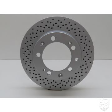 Remschijf, achter, links=rechts, geventileerd, 299x24 mm, gecoat voor Porsche 993