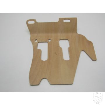 Pedal floor board, form-pressed laminated birchwood for Porsche 911 Targa/Cabrio '74-'89