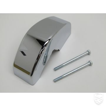 Bumperhoorn, vooraan, links (chroom), voor model met smalle sierlijst voor Porsche 911 '63-'71 912
