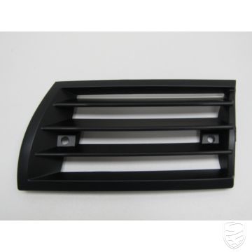 Rooster, grill, vooraan links, kunststof, zwart voor Porsche 911 '69-'73