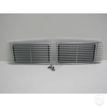 Luchtinlaatrooster, grill voor motorkap, achterklep, zilver voor Porsche 911 '63-'67 912