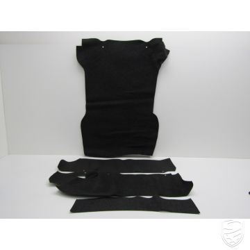 Set bekleding voor kofferruimte, zwart voor Porsche 911 '69-'73 912