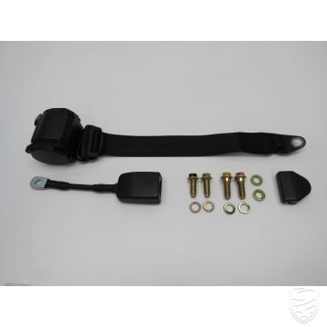 Ceinture de sécurité à 3 points, noir, avec enrouleur automatique, gauche=droite pour Porsche 911 '74-'85 912E 914 928