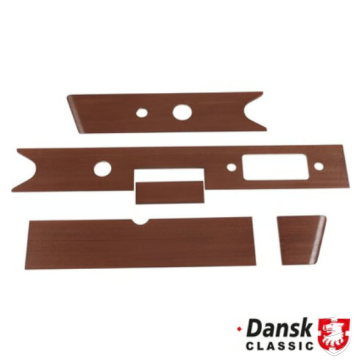 Dashboardbekledingsset, echt 3-laags mahoniehout voor Porsche 911 '63-'65