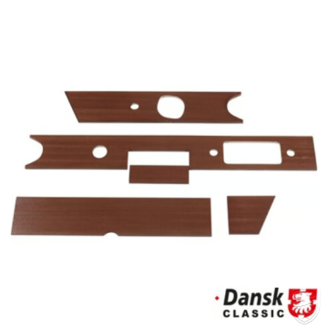 Kit de revêtement de tableau de bord, véritable bois de mahogany à 3 couches pour Porsche 911 '65-'67