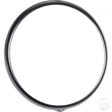 Headlamp bezel cover, carbon look for Porsche 911 '74-'89 964