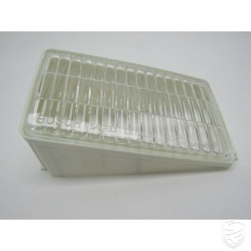 Lens for fog lamp BOSCH, clear, left for Porsche 911 '84-'89