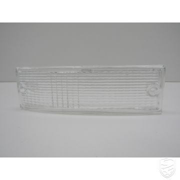 Verre de clignotant blanc, gauche=droite pour Porsche 911 '74-'89