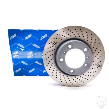 Brake disc SEBRO, front axle, right for Porsche 996 4S/Turbo 997 C2S/C4S/GTS