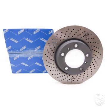 Brake disc SEBRO, front axle, left for Porsche 996 4S/Turbo 997 C2S/C4S/GTS