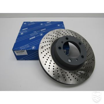 Disque de frein SEBRO, essieu avant, droit pour Porsche 997 991 981 982