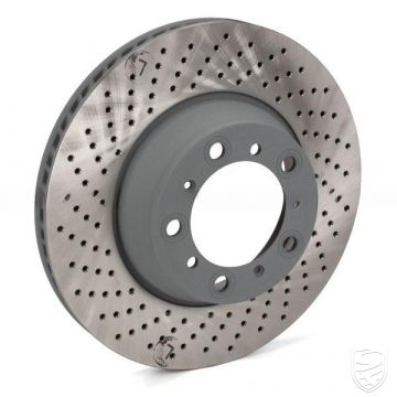 Remschijf SEBRO achteras links voor Porsche 992.1 991.2 Carrera