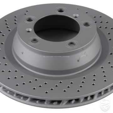 Remschijf ZIMMERMANN achteras links voor Porsche 991.1 Carrera