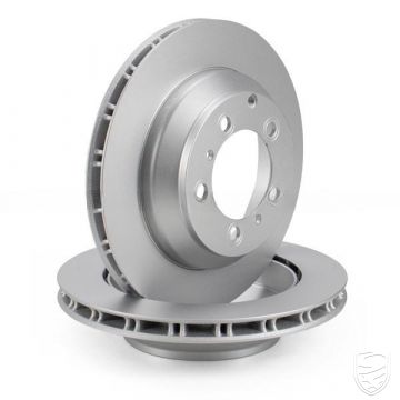 2x Remschijf DELPHI achteras links+rechts voor Porsche Cayenne 9Y0