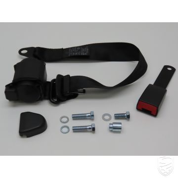Ceinture de sécurité 3 points, avant, noir pour Porsche 911 '85-'89 964