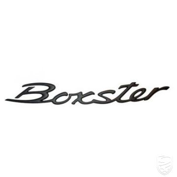 Embleem 'Boxster' zwart voor Porsche 987.1 986 Boxster