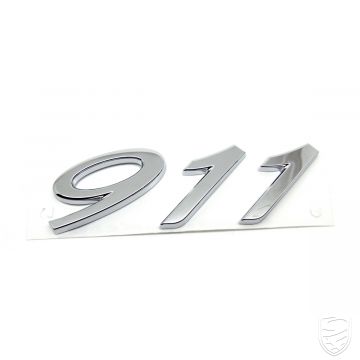Emblem "911" chrome for Porsche 911 '65-'89 964 993 996 997
