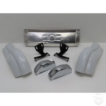 Backdate rear bumper with rear center panel in aluminium for 911G '74-'89 to 911 2.8 RSR conversion