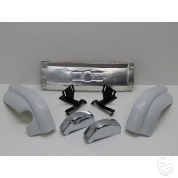 Backdate rear bumper with rear center panel in aluminium for 911 '74-'89 to 911 2.7 RS conversion