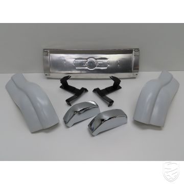 Backdate rear bumper with rear center panel in aluminium for 964 to 911 2.8 RSR conversion