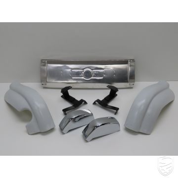 Backdate rear bumper with rear center panel in aluminium for 964 to 911 2.7 RS conversion