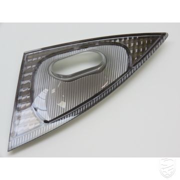 Cache triangle blanc pour phare gauche avec lave-phare pour Porsche 996 Mk1 986 Boxster