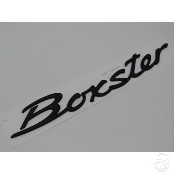 Embleem 'Boxster' zwart voor Porsche 986 987.1 Boxster