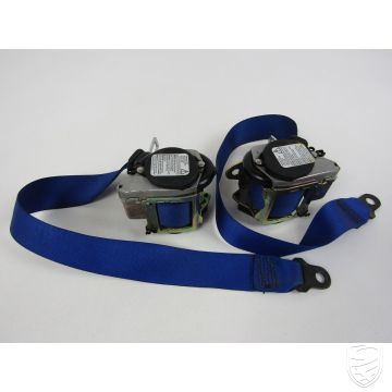Porsche 986 Boxster 2002-2004 set 2x veiligheidsgordel links+rechts maritiem blauw