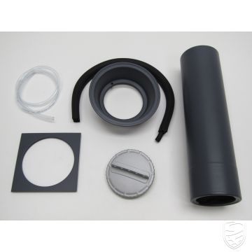 Fuel filler kit for 911 ST / RSR complete with silver painted tank cap