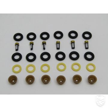 6x gasket set for Porsche 964 993 injection nozzles gaskets + filter