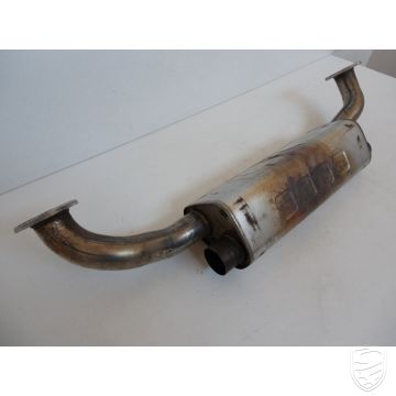 Porsche 997.2 front silencer middle silencer exhaust
