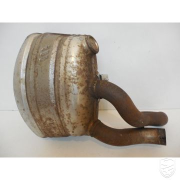 Porsche 997.2 main silencer exhaust system left side
