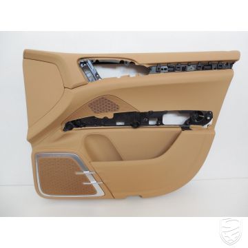 Porsche 958 Cayenne door panel front right BURMESTER leather Luxorbeige