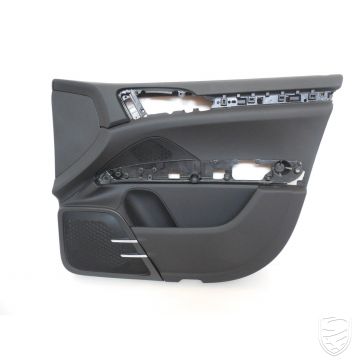 Porsche 958 Cayenne door panel front right side smooth leather black
