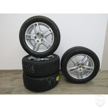 Porsche 958 Cayenne 19-inch "Turbo Rad" complete wielen, velgen + winterbanden PIRELLI