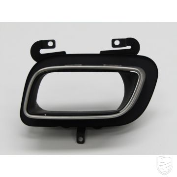 Porsche 992 tailpipe exhaust stainless steel brushed left